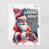 サンタクおもしろいロの遊クリスマスゲーム ポストカード (正面/裏面)