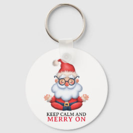 サンタクおもしろいロめい想スは静か保に キーホルダー
