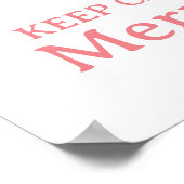 サンタクおもしろいロめい想スは静か保に ポスター (角)