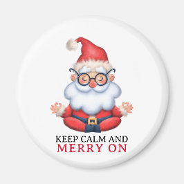 サンタクおもしろいロめい想スは静か保に マグネット