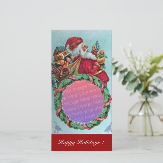 サンタクおもしろいロユーモアのあるースヴィンテージ冠 シーズンカード (スタンド正面)
