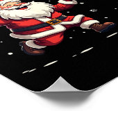 サンタクおもしろいロ遊ースのバスケッメリートク ポスター (角)