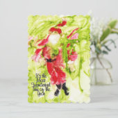 サンタクお洒落リスマスカード シーズンカード (スタンド正面)