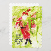 サンタクお洒落リスマスカード シーズンカード (正面/裏面)