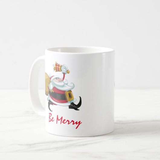 サンタクお洒落リスマス コーヒーマグカップ (正面左)