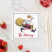 サンタクお洒落リスマス スタンダードカクテルナプキン (インサイチュ)