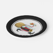 サンタクお洒落リスマス ペーパープレート (アングル)