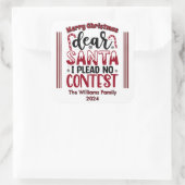 サンタクよくはしゃぐリスマスシール スクエアシール (バッグ)