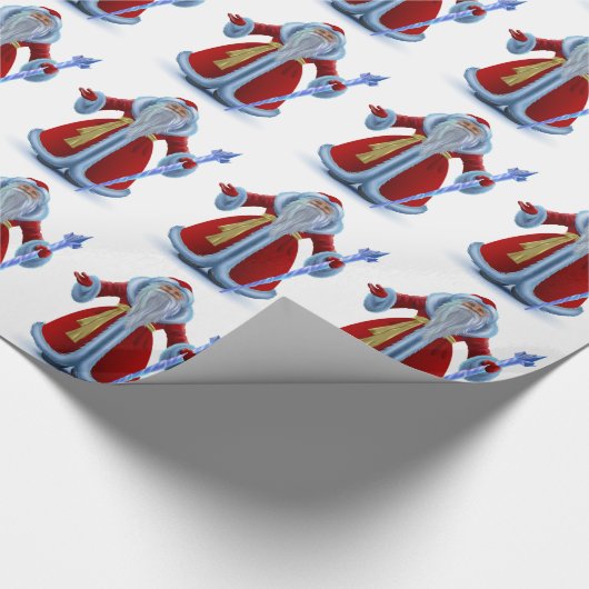 サンタクエレガントリスマスギフトラッピング紙 ラッピングペーパー (コーナー)