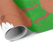 サンタクカオーストラリアのクリスマススノーフレーク ラッピングペーパー (ロールコーナー)