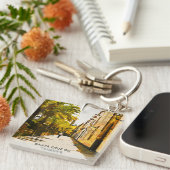 サンタクカラフルルスデテネリフェ油絵を描 キーホルダー (正面右)