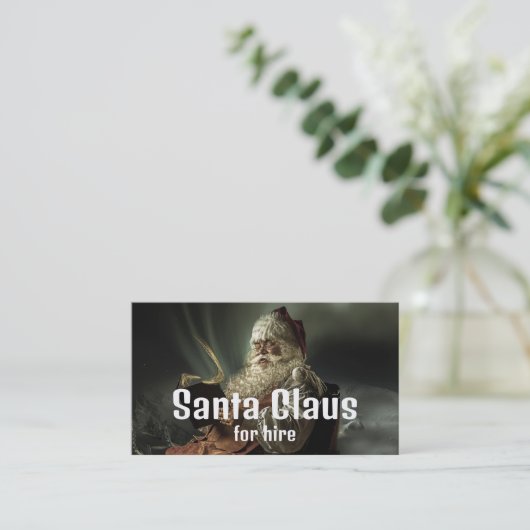 サンタククラシックロ読ース・サンタエンターテイナー 名刺 (スタンド正面)