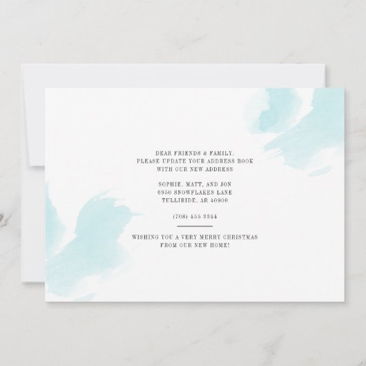 サンタクストップリスマス移動のための新しい引っ越しました (裏面)