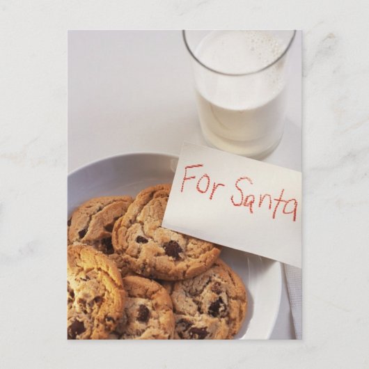 サンタクッキークリスマスカード シーズンポストカード (正面)