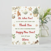 サンタクッキークリスマスパーティーありがとう 招待状 (スタンド正面)