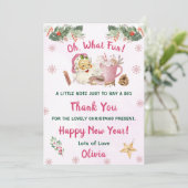 サンタクッキークリスマスパーティーありがとう 招待状 (スタンド正面)