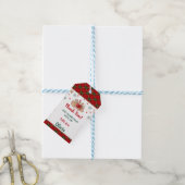 サンタクッキーズクリスマスバースデーパーティー ギフトタグ (より糸付き)