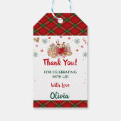 サンタクッキーズクリスマスバースデーパーティー ギフトタグ (裏面)