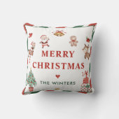 サンタクッキーズクリスマスパーティー クッション (裏面)