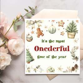 サンタクッキーズクリスマスパーティー スタンダードカクテルナプキン