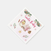 サンタクッキーズクリスマスパーティー スタンダードカクテルナプキン (角)