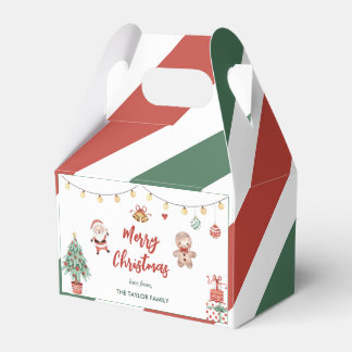 サンタクッキーズクリスマスパーティー フェイバーボックス
