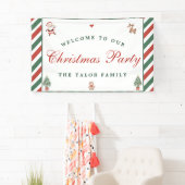 サンタクッキーズクリスマスパーティー 横断幕 (インサイチュ)