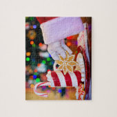 サンタクッキーズクリスマスホリデーズシーズンフェスティバル ジグソーパズル (縦)