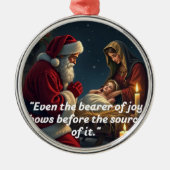 サンタクネリングアットザマンガー メタルオーナメント (正面)