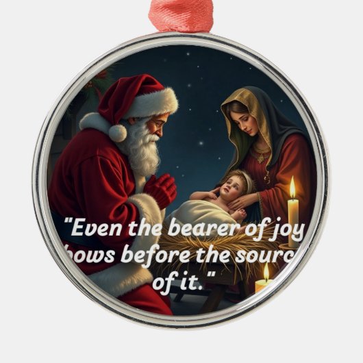 サンタクネリングアットザマンガー メタルオーナメント (正面)