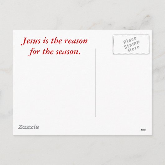 サンタクネリングアット出生 シーズンポストカード (裏面)