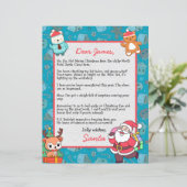 サンタクパーソナライズされたラースからの手紙子供へ (スタンド正面)