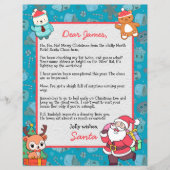 サンタクパーソナライズされたラースからの手紙子供へ (正面)