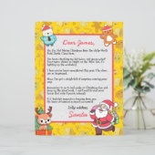 サンタクパーソナライズされたラースからの手紙子供へ (スタンド正面)