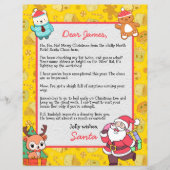 サンタクパーソナライズされたラースからの手紙子供へ (正面)