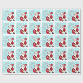 サンタクパーソナライズされたリスマスからの手紙 ラッピングペーパー (フラット)