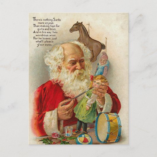 サンタクビクトリアンリスマスはがき シーズンポストカード (正面)