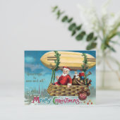 サンタクビクトリアンリスマスポストカード ポストカード (スタンド正面)