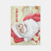 サンタクメリーラン |水彩 フリースブランケット (正面)