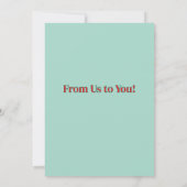 サンタクメリーリスマス カード (裏面)