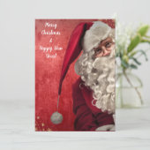 サンタクメリーロすてきース赤いクリスマス シーズンカード (スタンド正面)