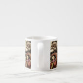 サンタクメリーロースツリークラシックイラストレーション エスプレッソカップ (裏面)