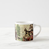 サンタクメリーロースツリークラシックイラストレーション エスプレッソカップ (右)