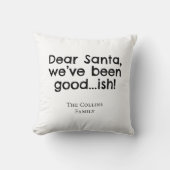 サンタクモダンロおもしろいックフェスティバルユーモア・クリスマス クッション (正面)