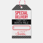 サンタクラフトからのホリデーギフトタグ特別配送 ギフトタグ (正面)