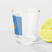 サンタクララ州旗（カリフォルニア州、アメリカ郡） ショットグラス (右)