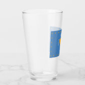 サンタクララ州旗（カリフォルニア州、アメリカ郡） タンブラーグラス (右)