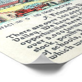 サンタクララ郡の空中地図と遺跡 ポスター (角)