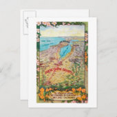 サンタクララ郡空中地図 ポストカード (正面/裏面)