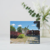 サンタクララ - キューバ。列車が脱線した 5 ポストカード (スタンド正面)